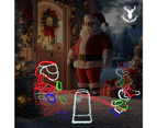 CarolCraft Animated Christmas Seesaw Lighted Xmas Decoration with Motions Outdoor