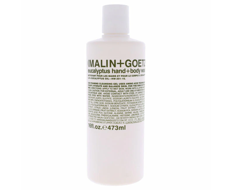 MALIN+GOETZ Eucalyptus Hand & Body Wash by Malin + Goetz for Unisex - 16 oz Body Wash