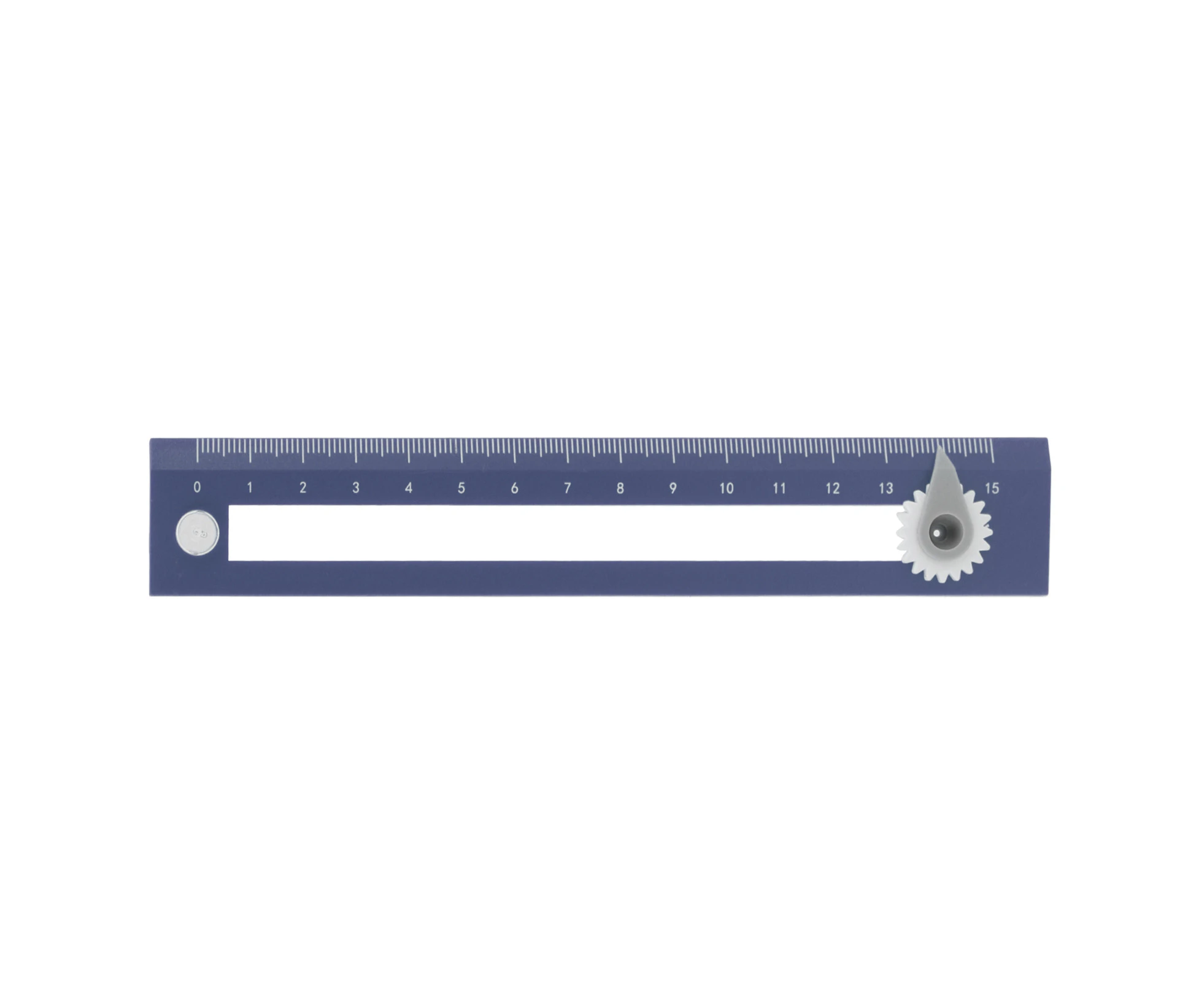 Compass Ruler Two in One High Accurate Student Drawing Compass Straightedge Learning ToolBlue