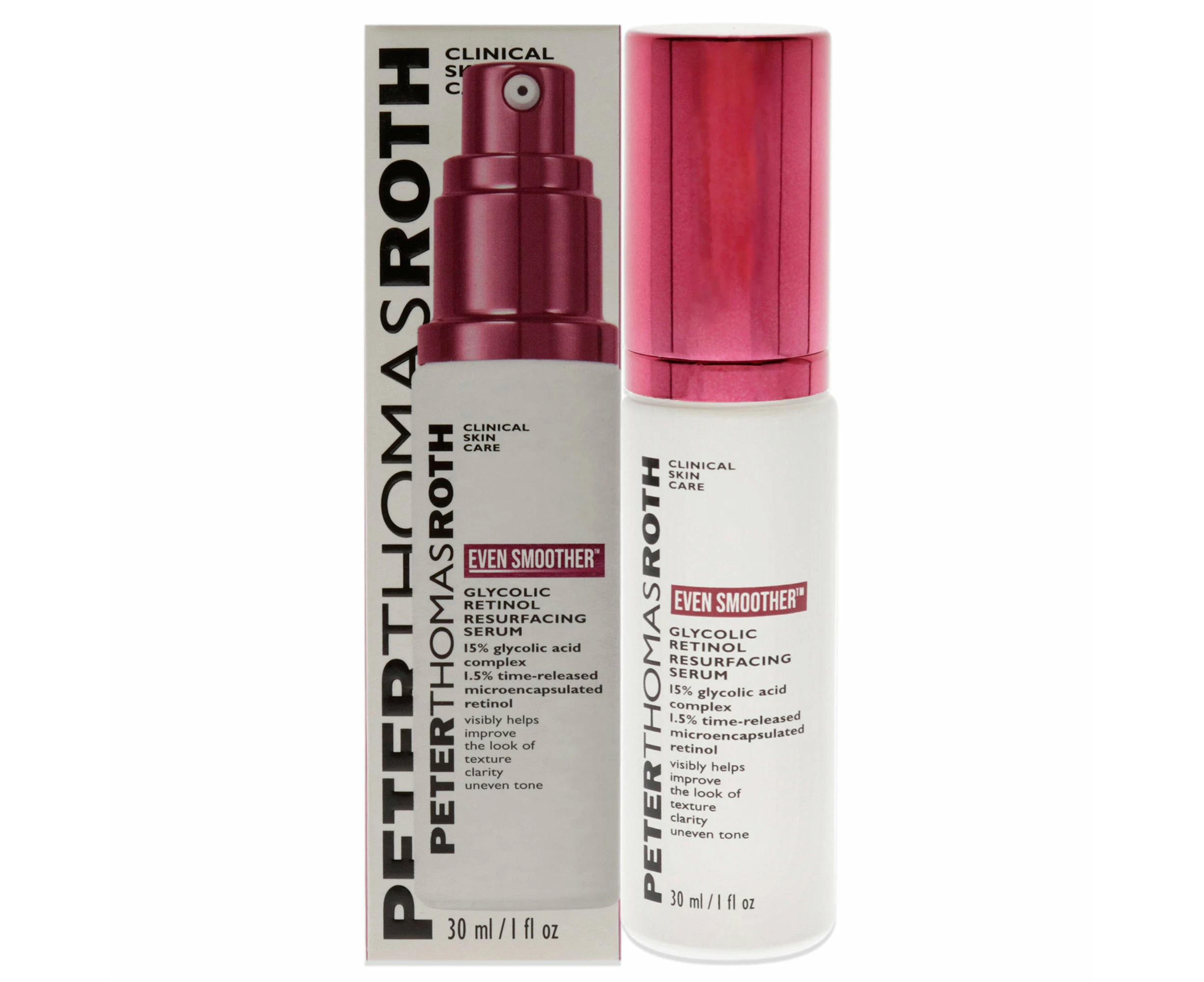 Even Smoother Glycolic Retinol Resurfacing Serum by Peter Thomas Roth for Women - 1 oz Serum