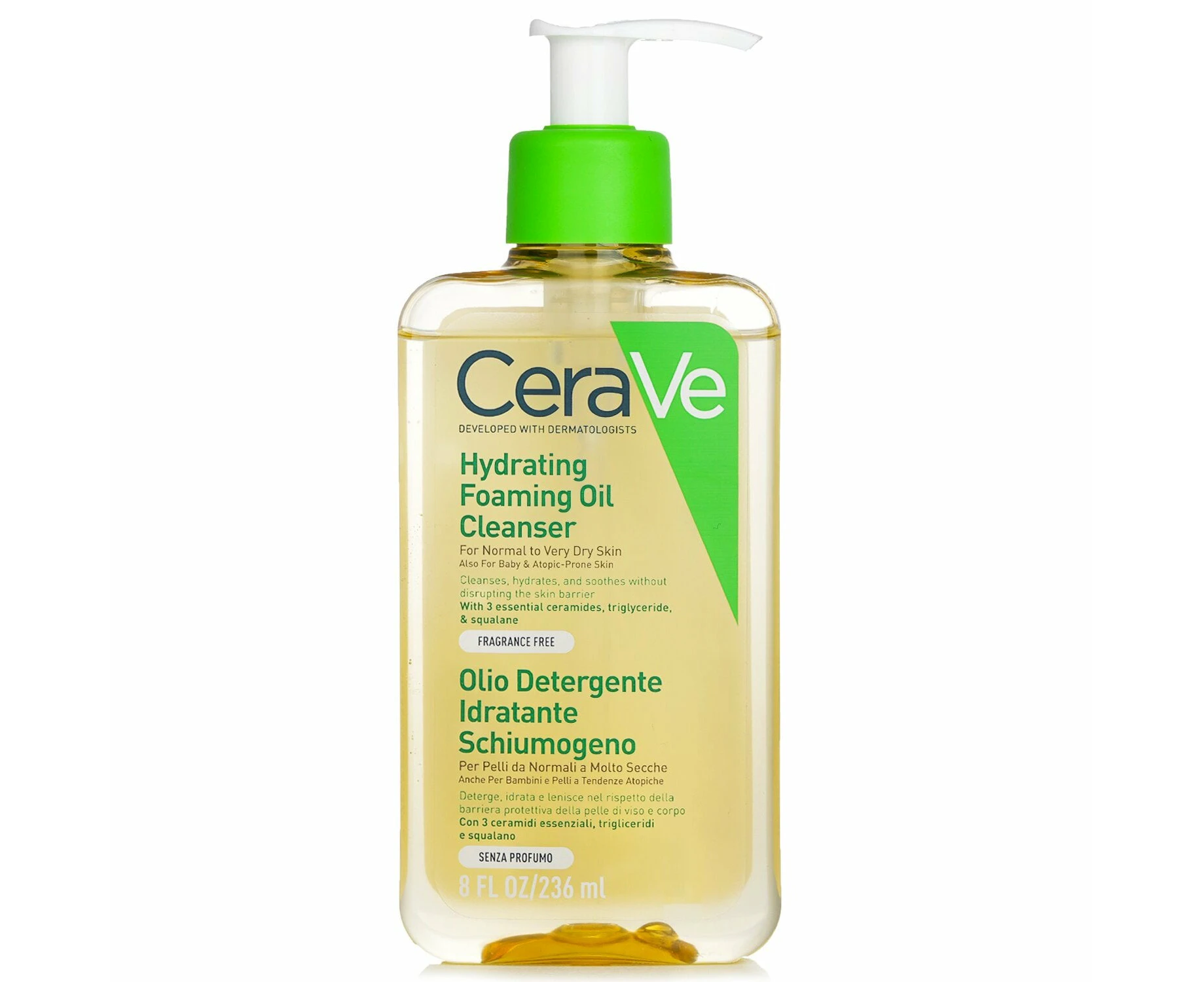 CeraVe Hydrating Foaming Oil Cleanser  236ml/8oz