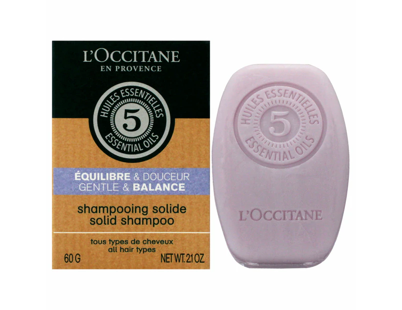 L'Occitane Gentle and Balance Solid Shampoo by LOccitane for Unisex - 2.1 oz Shampoo