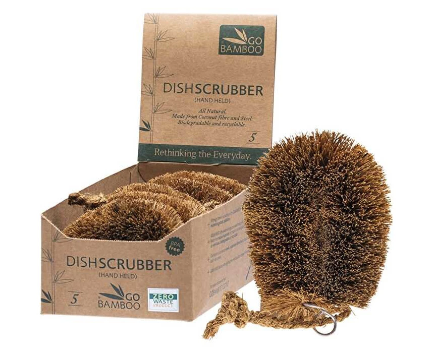 Go Bamboo Dish Scrubber x5