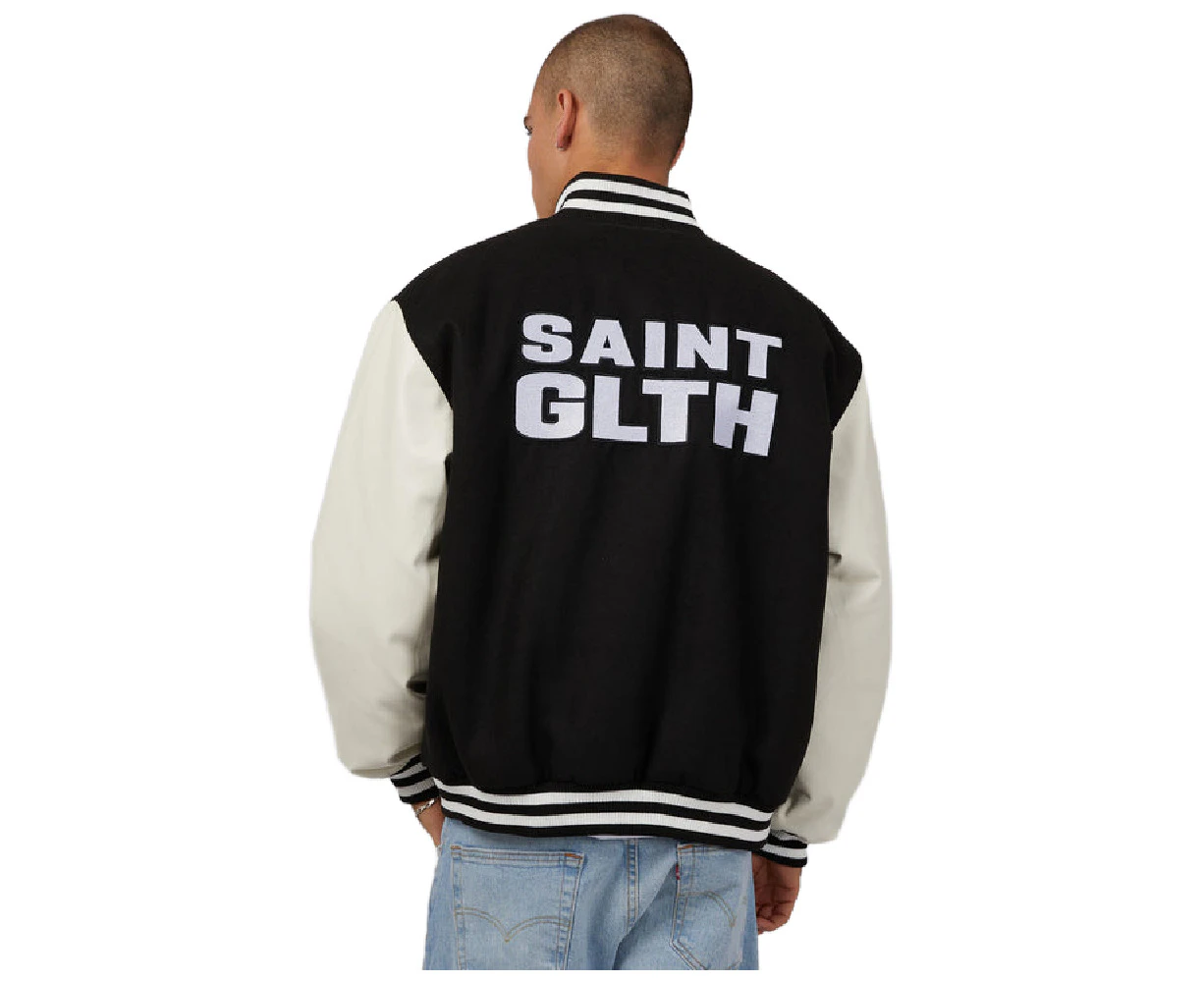 St Goliath | Varsity Jacket Black