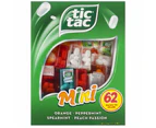 Tic Tac Mini Variety Mint Pack Orange Peach Passion 62 Packs