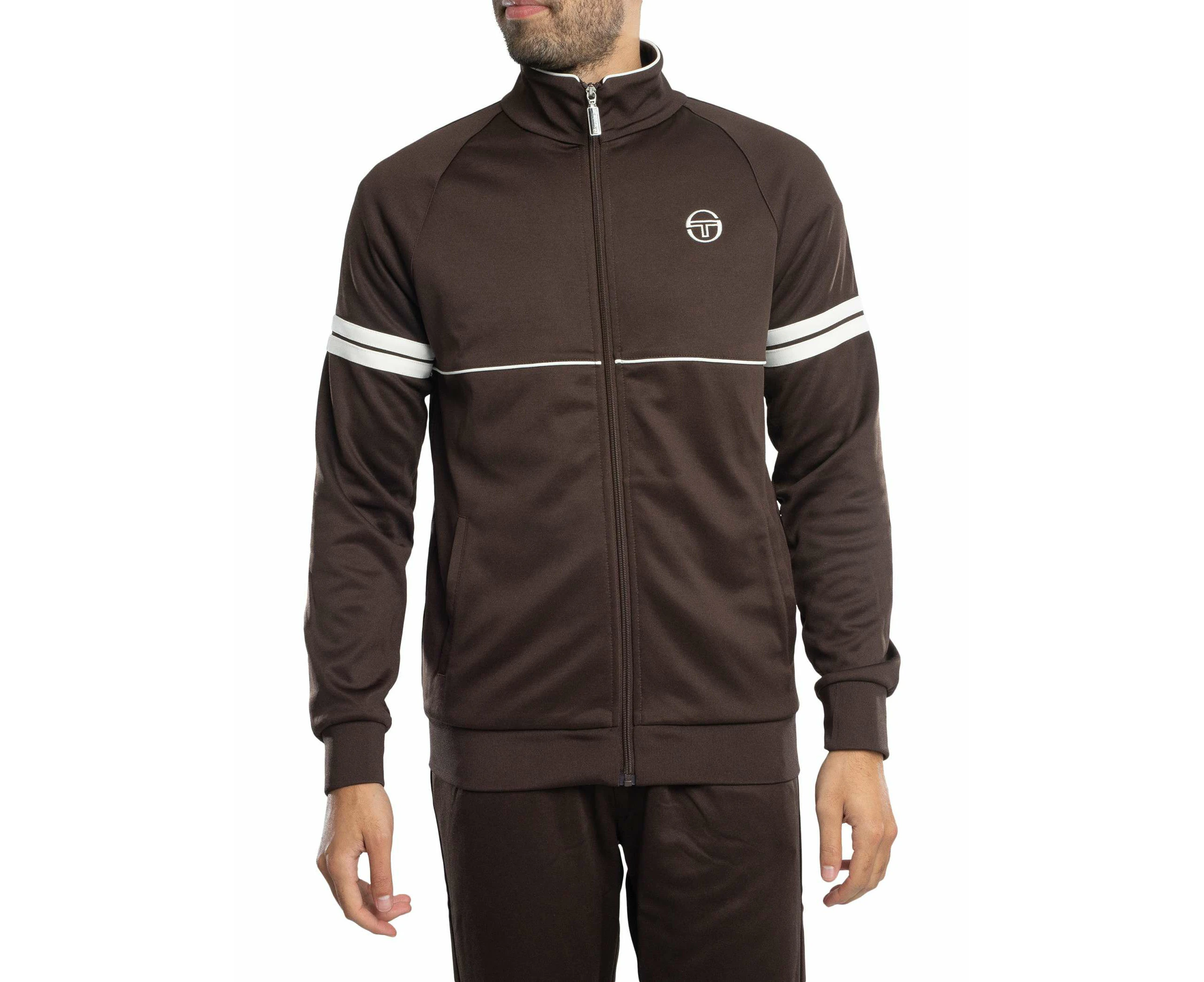 Sergio Tacchini Men's Orion Tack Jacket - Brown