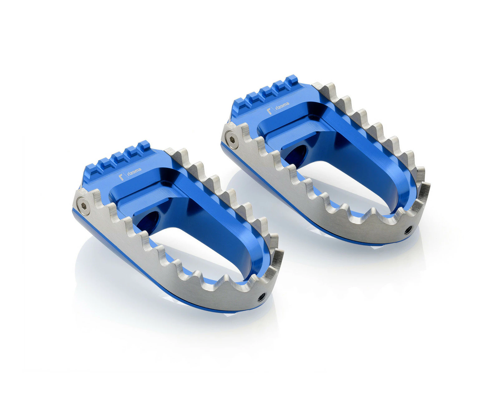 Rizoma Rally Footpegs [Colour: Blue]