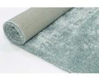 Puffy Soft Shaggy Teal Blue 80x150 cm