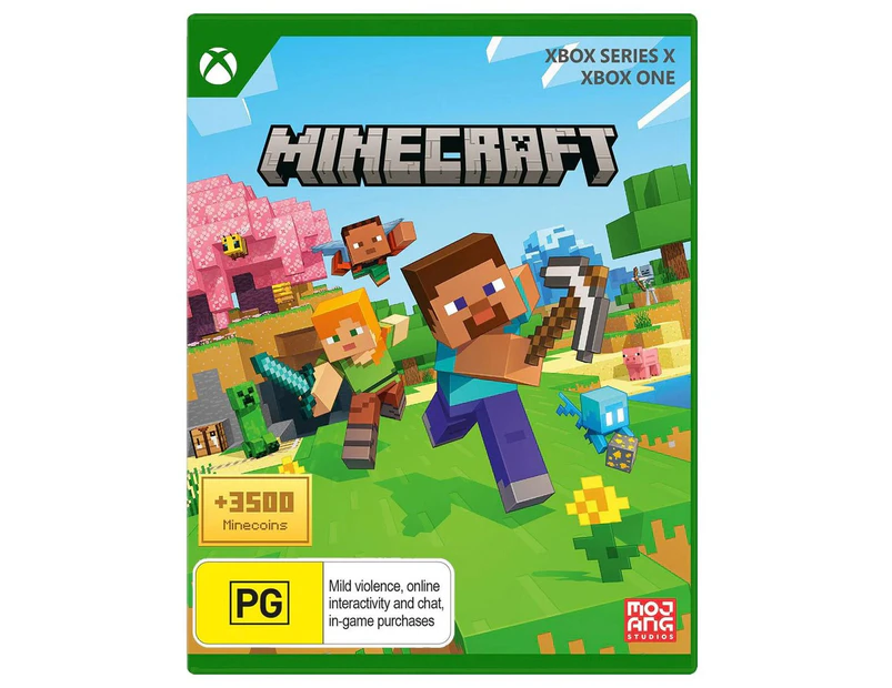 Minecraft + 3500 Minecoins Bundle (Xbox Series X, Xbox One)