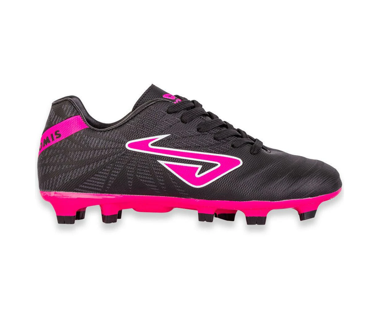 NOMIS Immortal FG Football Boots - Black/Orange - Shoe - Youth - Kids - Junior