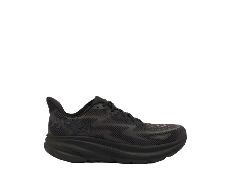 HOKA Mens Clifton 9 Running Shoes - Black