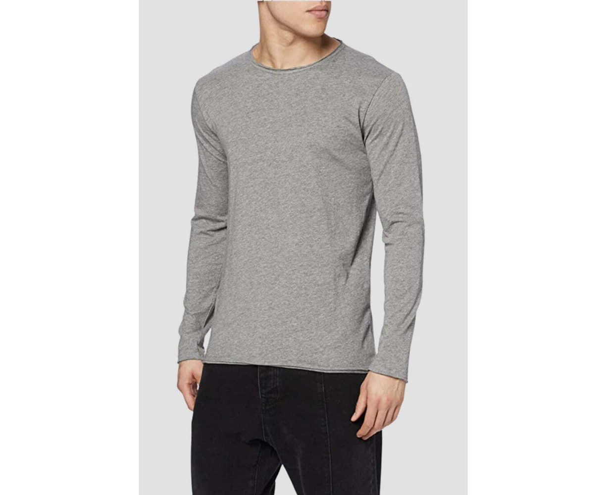 Replay Menswear Basic Top Long leeve T-hirt Grey