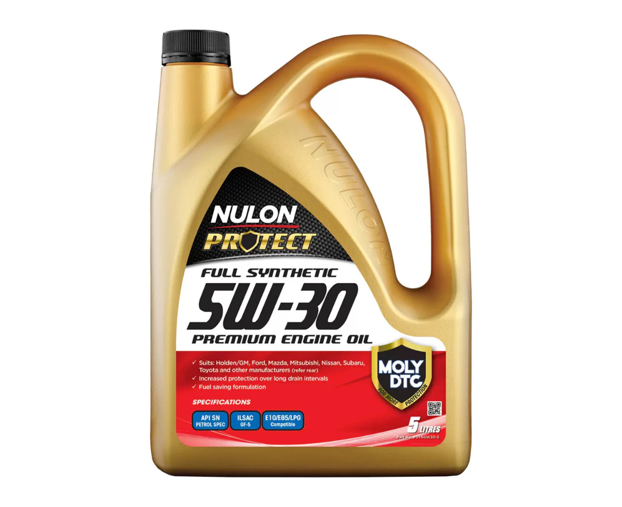 Nulon Synthetic Motor Oil 5L 5W-30 Engine Oil For Petrol Performance & Passenger Cars