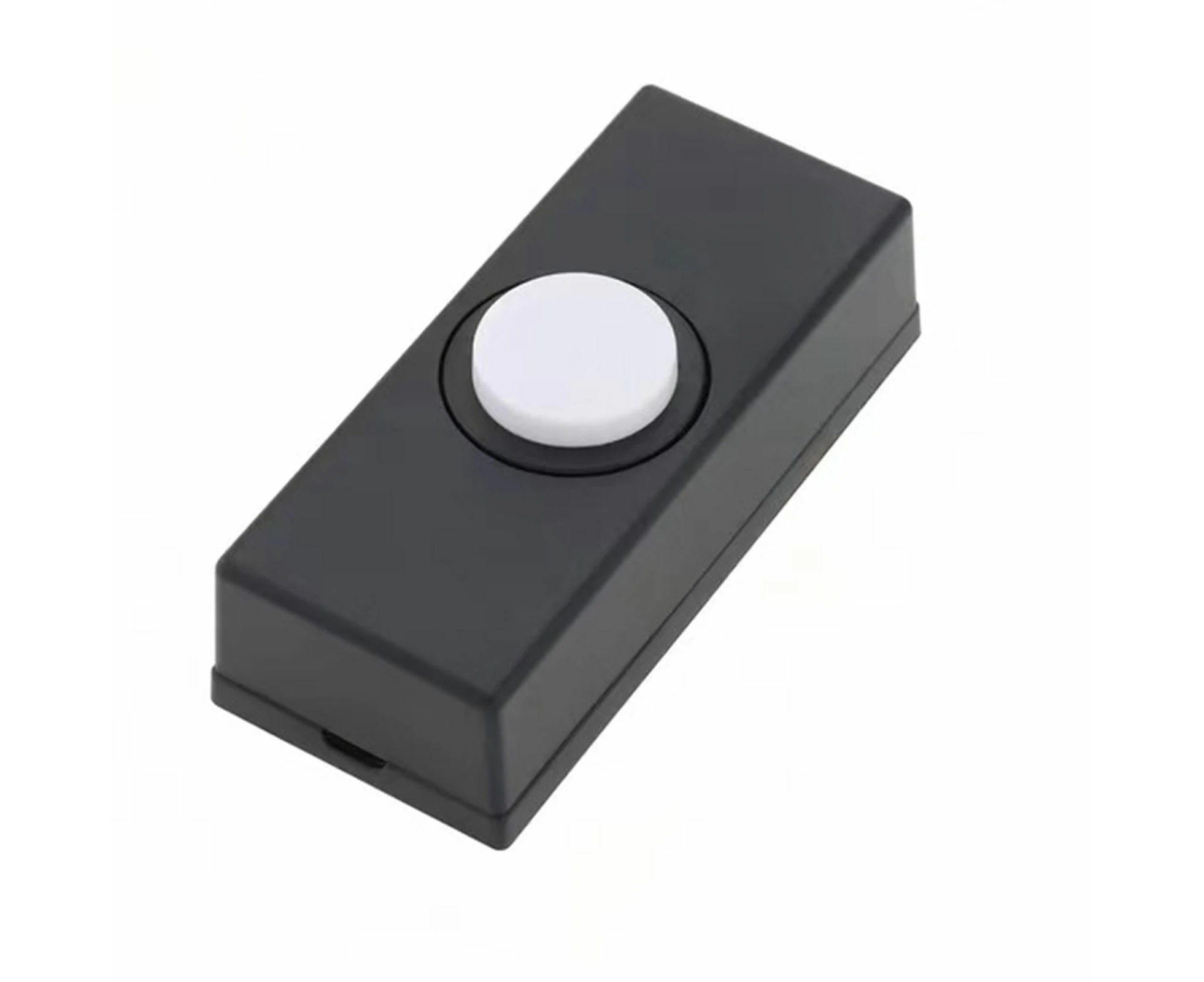 Door Bell Push Button Replacement For Convenient Installation Wired Bell Push Black