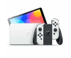 Nintendo Switch OLED Model White Console with Super Mario Bros. Wonder and 12 Months Online Membership