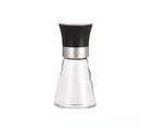 Kitchen Grinder, Manual Black Pepper Grinder, Stainless Steel Coffee Grinder, Household Pepper Seasoning,Short Style,Style：Plastic Grinder