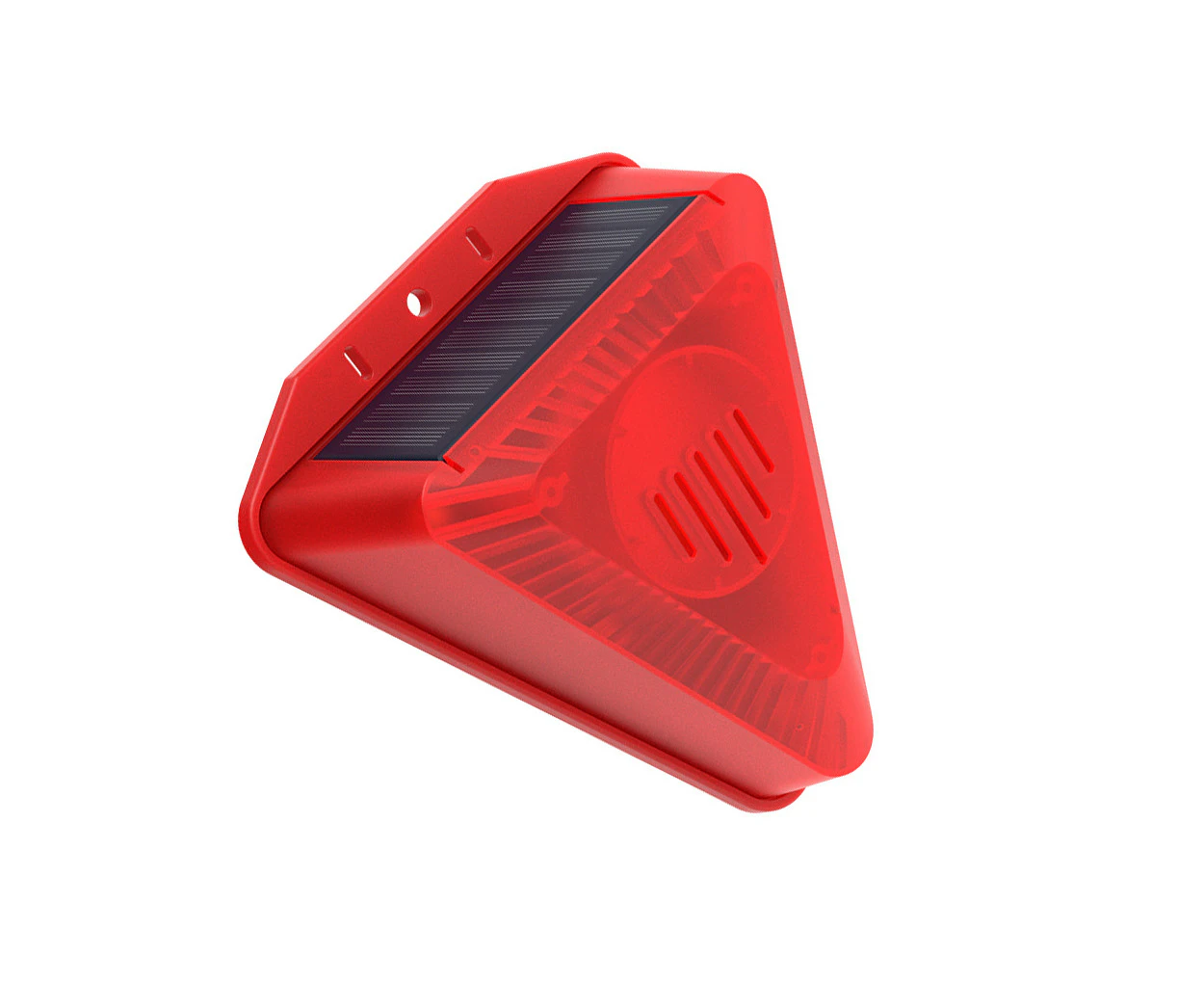 Dog Barking Solar Alarm Light LED Flashing Light Garden Farm Repeller Lamp