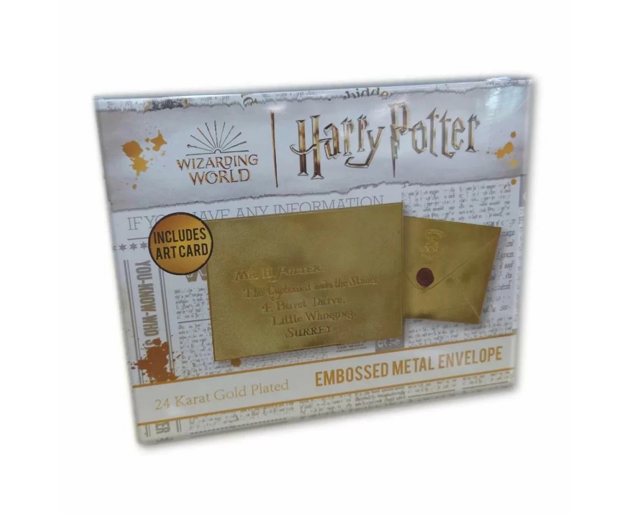 Harry Potter - Metal Replica Envelope with Red Seal