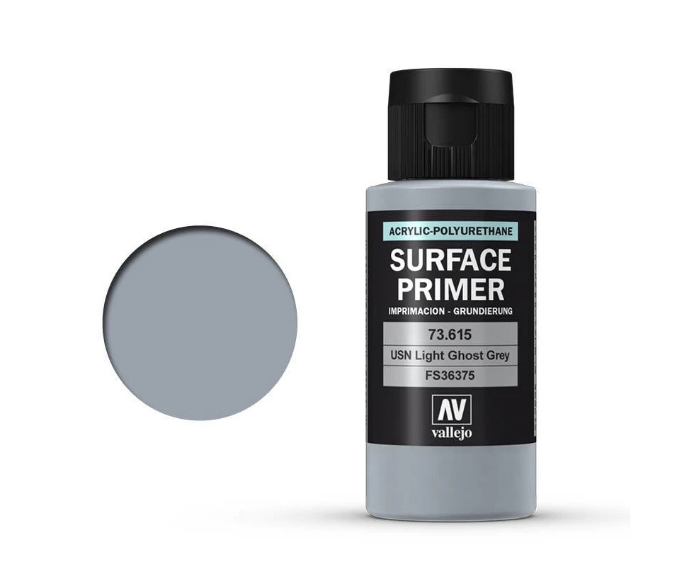 VALLEJO 73615 SURFACE PRIMER USN LIGHT GHOST GREY 60 ML