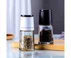 Kitchen Grinder, Manual Black Pepper Grinder, Stainless Steel Coffee Grinder, Household Pepper Seasoning,High End Style,Style：Plastic Grinder