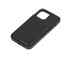 Mobile Phone Leather Case Magnetic Buckle Phone Case Wallet with Credit Card Holder for IPhone 13 Pro Max 6.7inch Black