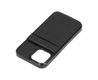 Mobile Phone Leather Case Magnetic Buckle Phone Case Wallet with Credit Card Holder for IPhone 13 Pro Max 6.7inch Black