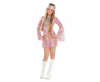 1960's Disco Diva Hippie Girls Costume Dress