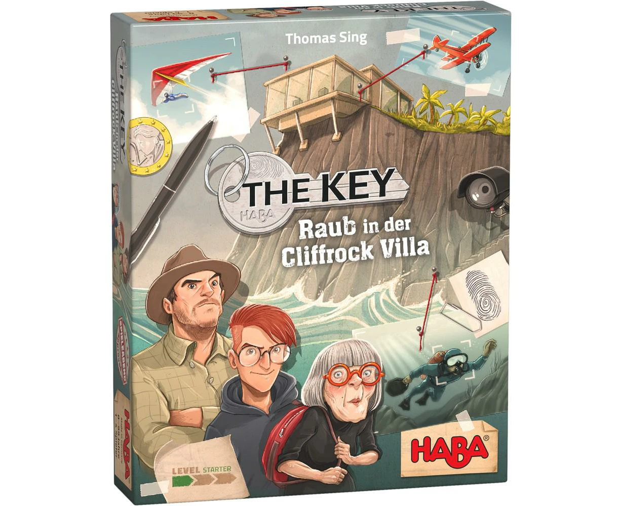 The Key Theft in Cliffrock Villa Board Game