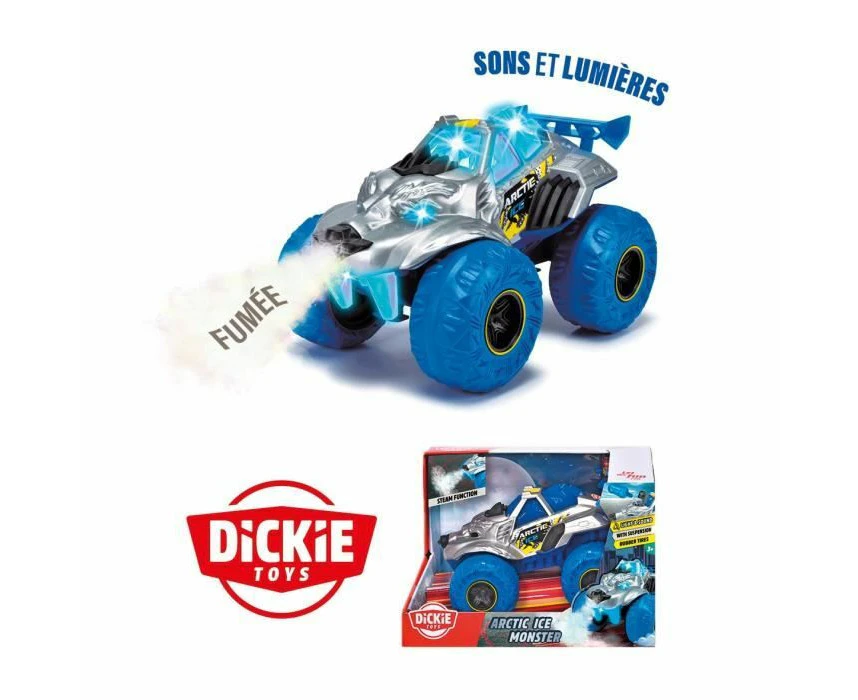 Dickie Toys - Remote Controlled Vehicle Arctic Ice Monster with Water Vapor Feature and Sound Effects - Perfect Gift for Kids Who Love Adventure