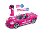 Bladez Toyz Barbie Dream Car Remote Control, Pink RC Car for Kids, Full-Function with Lights, Fits Two Barbie Dolls - Christmas Present