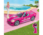 Bladez Toyz Barbie Dream Car Remote Control, Pink RC Car for Kids, Full-Function with Lights, Fits Two Barbie Dolls - Christmas Present