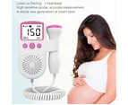 3.0Mhz Baby Heartbeat Monitor Battery Powered Fetal Heart Rate Monitor Detector Prenatal Monitoring Device Smart Monitor Pre