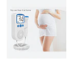 3.0Mhz Baby Heartbeat Monitor Battery Powered Fetal Heart Rate Monitor Detector Prenatal Monitoring Device Smart Monitor Pre