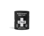 Strap Strap Black Bamboo Rigid Body Tape - 5m / 5.5yd