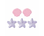 5 Pack Multi Bath Fizzer, Mermaid, Berry Scented - OXX Bodycare