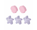 5 Pack Multi Bath Fizzer, Mermaid, Berry Scented - OXX Bodycare