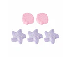 5 Pack Multi Bath Fizzer, Mermaid, Berry Scented - OXX Bodycare