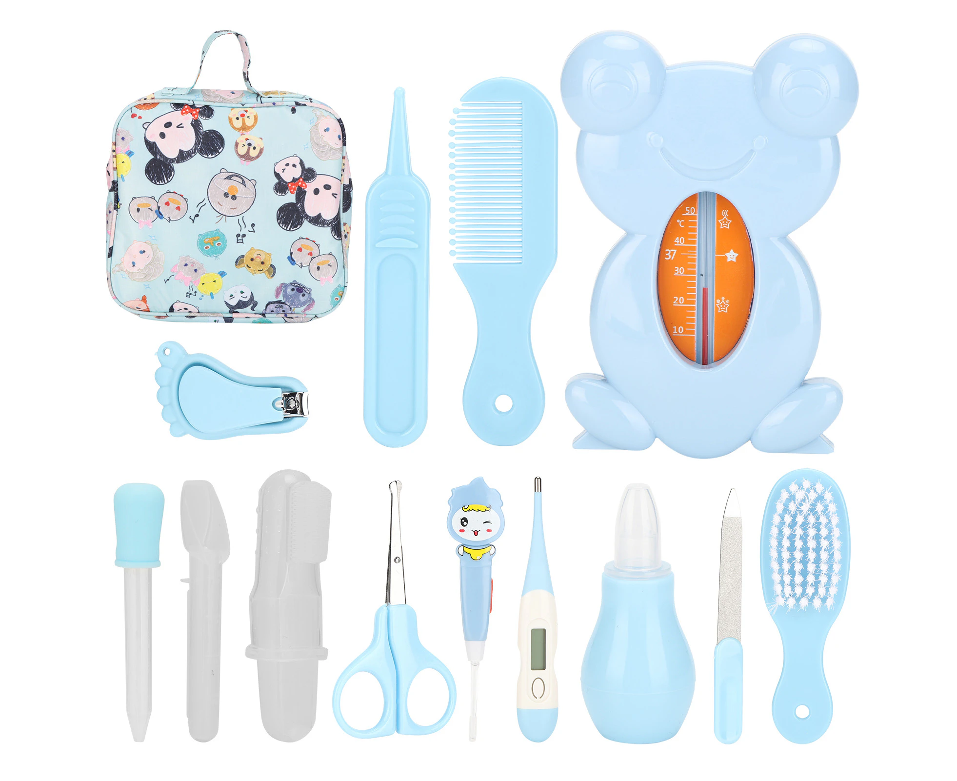 14pcs Baby Healthcare Grooming Nail Care Sets Newborn Infant Nursing Nail Clippers Kits