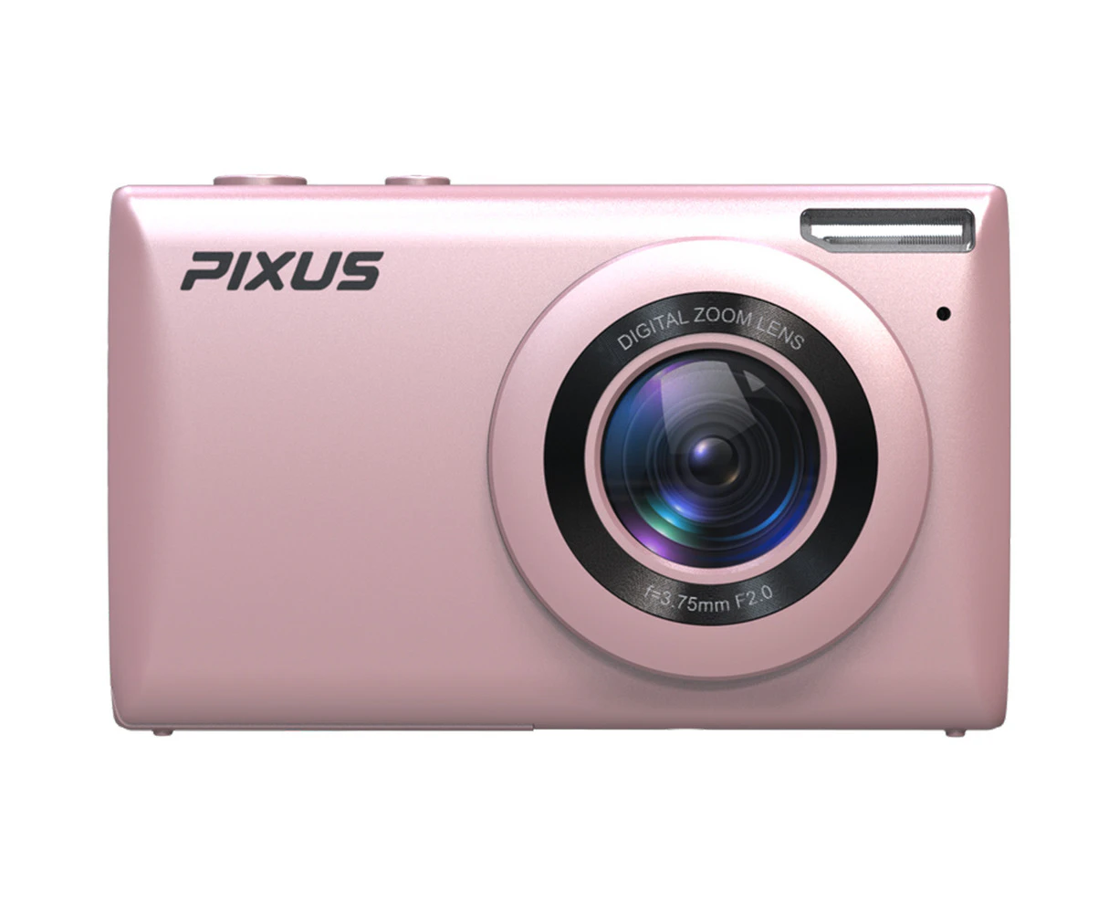 FireFly Pixus V1 Compact Digital Camera 18x Zoom 8MP 4K 30P Digicam Pink