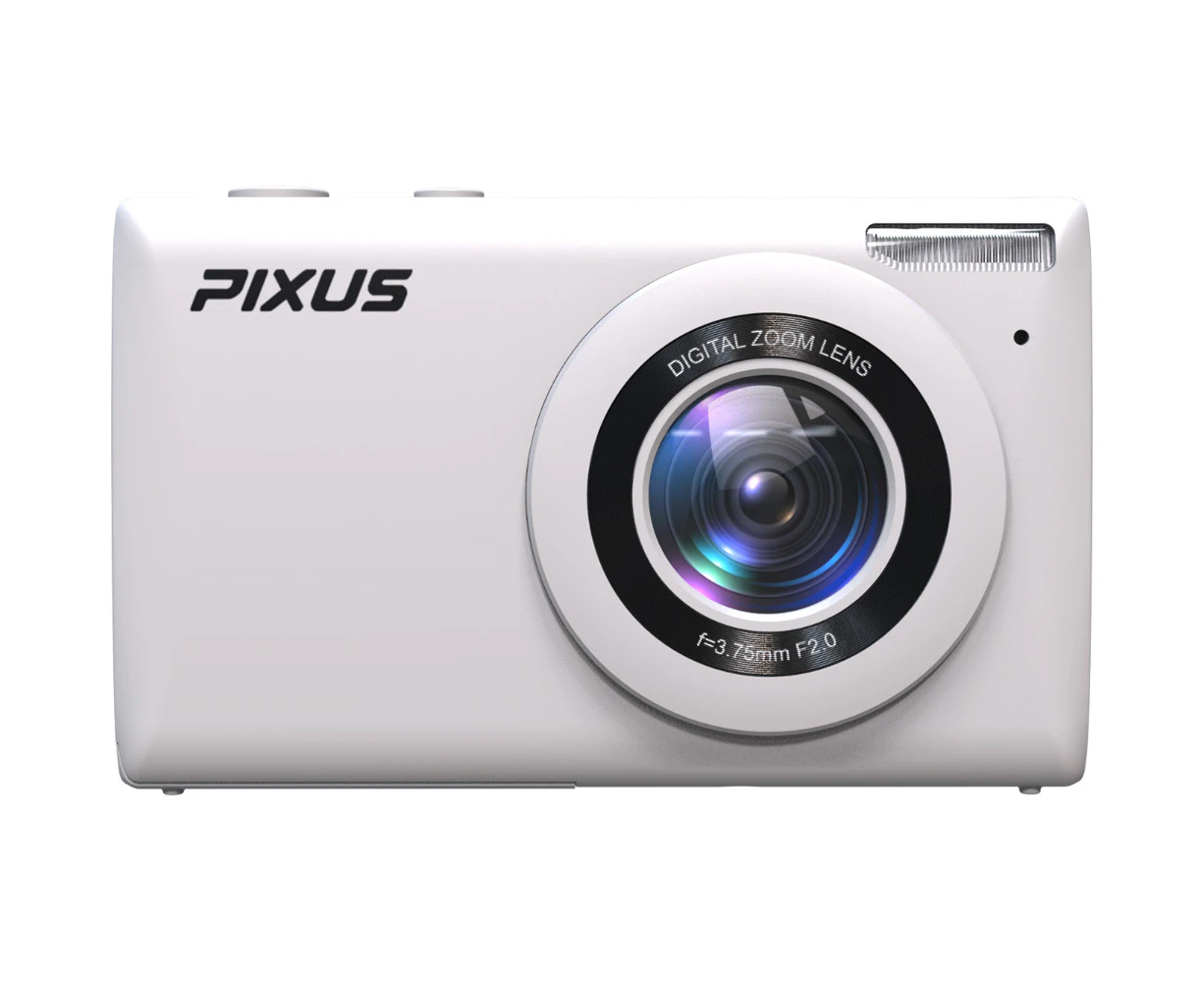 FireFly Pixus V1 Compact Digital Camera 18x Zoom 8MP 4K 30P Digicam White