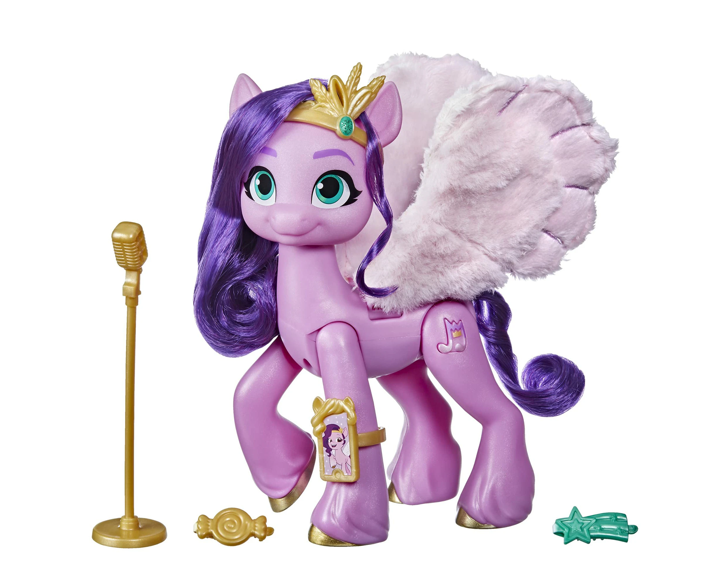 My Little Pony: A New Generation Singing Star Princess Pipp Petals - 6-Inch Pink Pegasus with Music and Moving Wings, Includes 5 Accessories | Perfect Gift