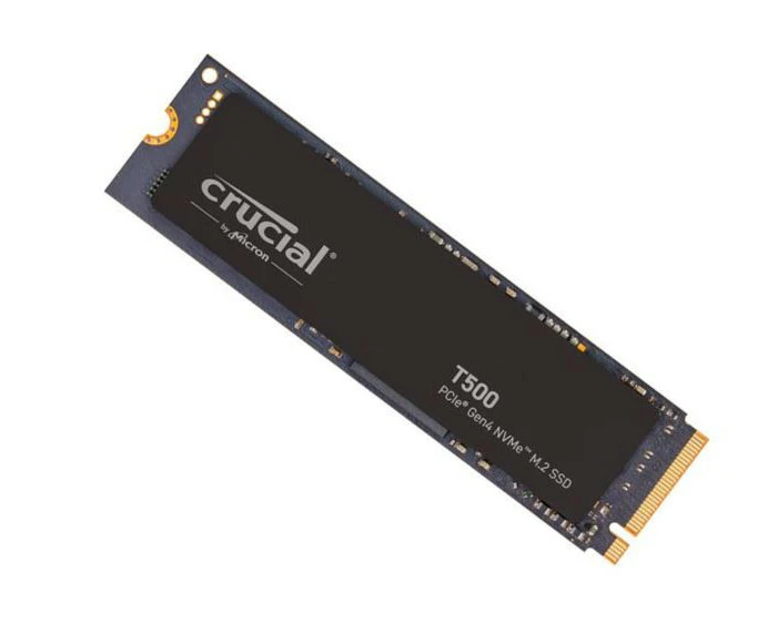 Crucial T500 2TB Gen4 NVMe SSD - 7400/7000 MB/s R/W 1200TBW 1440K IOPs 1.5M hrs MTTF Acronis True Image Adobe Creative Cloud for PS5 ~MZ-V8P2T0BW