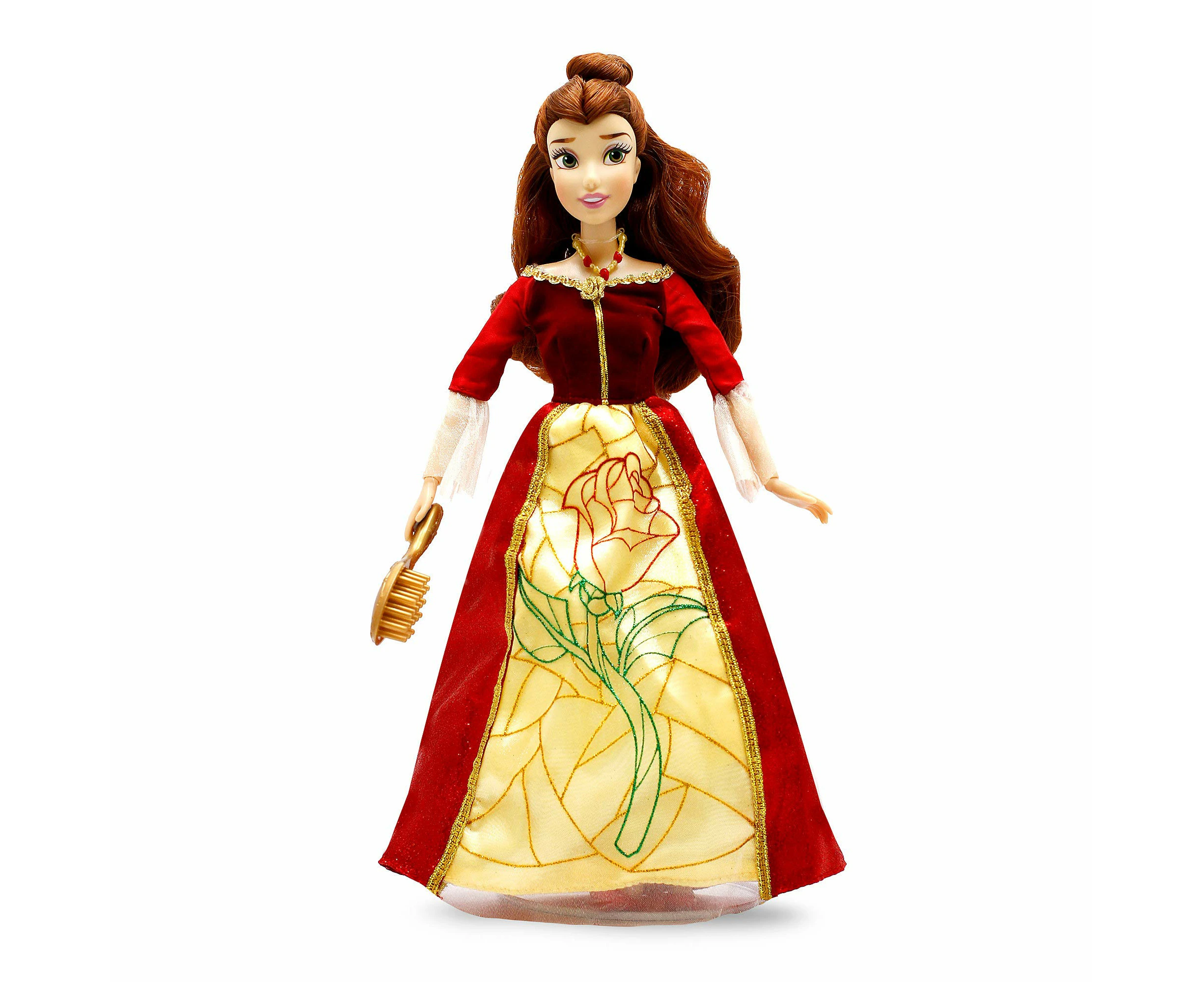 Disney Belle Premium Doll with Light-Up Dress – Beauty and The Beast – 11 Inches - Toy for Kids - Perfect Gift for children