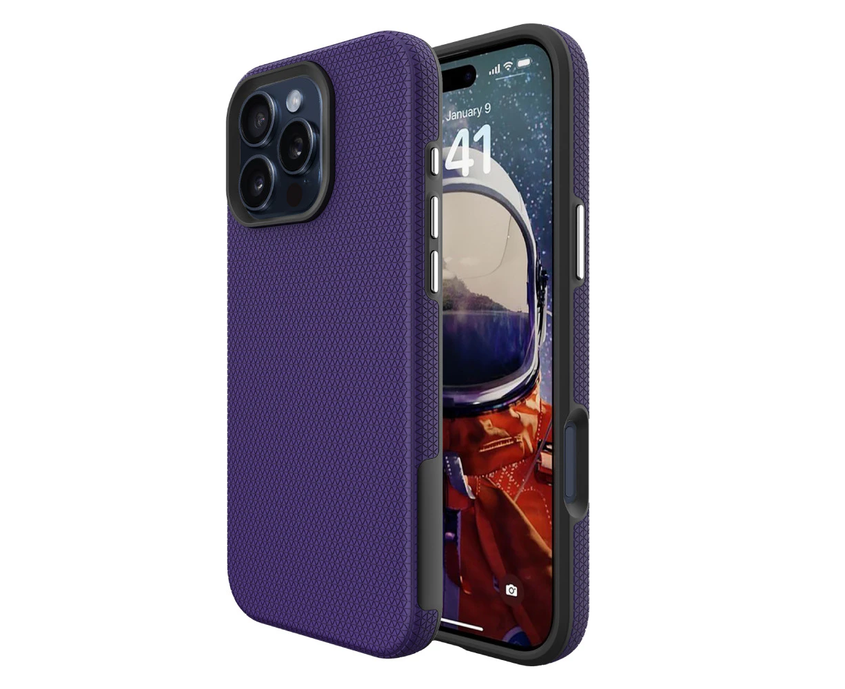 Soka Triangle Case (Suits iPhone 16 Pro Max) - Purple