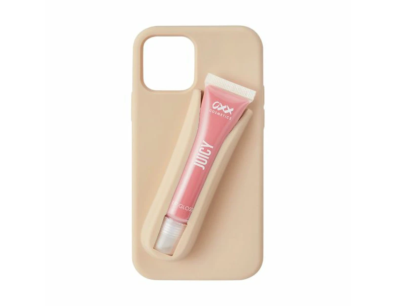 iPhone 12/12 Pro Lip Gloss Case, Nude - Anko