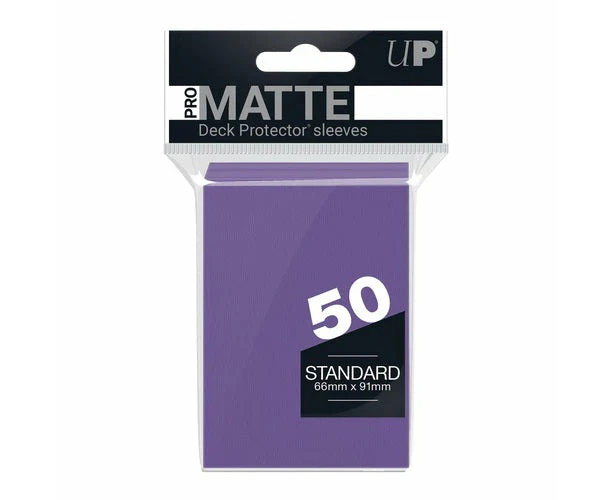 Ultra Pro: PRO-Matte 50ct Standard Deck ProtectorA(R) sleeves: Purple