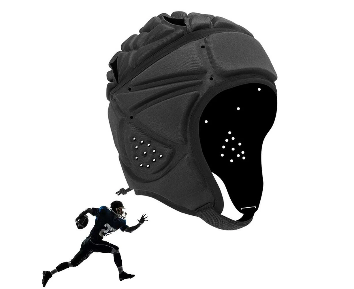 Soft Helmet Rugby Headguards Scrum Soft Shell Helmet Soccer Headgear Head Protection Sports Helmet For Youth