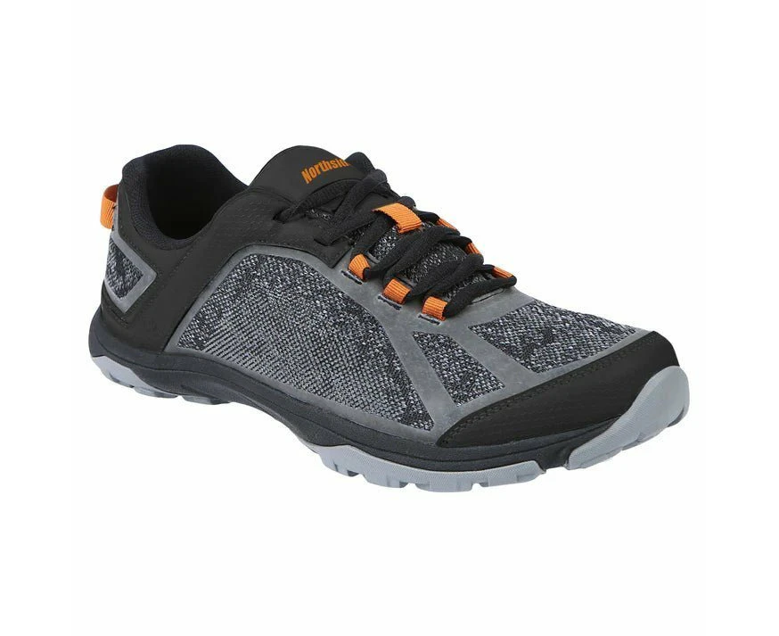 Northside Belmont Trek Mens Hiking Shoes Black/Orange US10