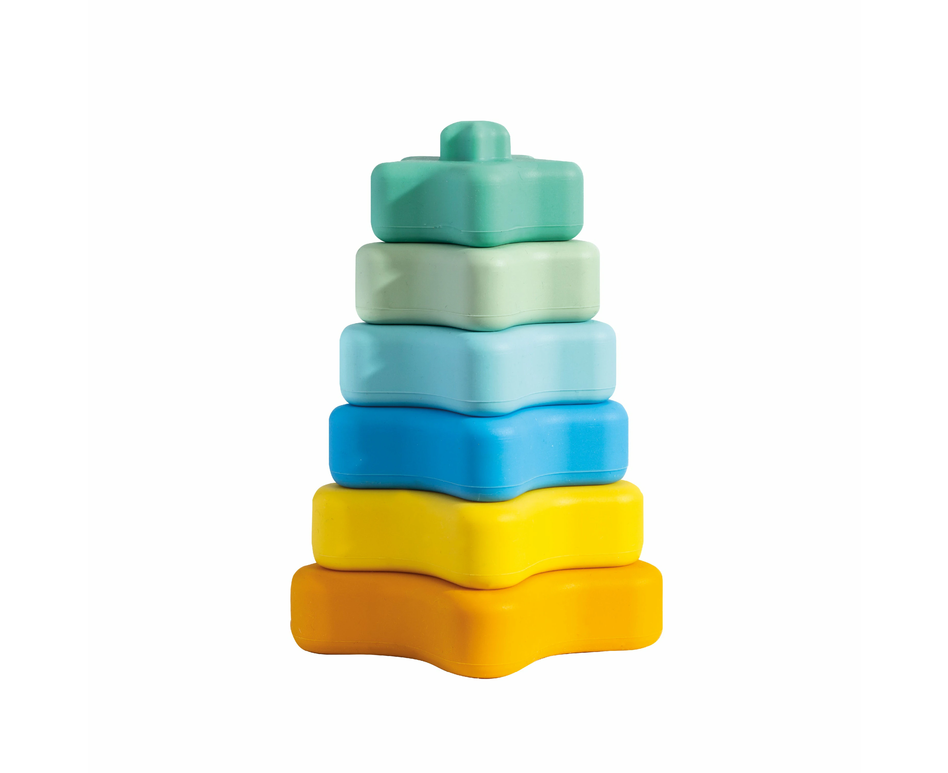 Silicone Stacking Tower Star - Sorbet