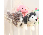 Stuffed Animal Toy Hammock Storage Mesh Bag for Triangle Hanging Net Holder for Kids Boys Girls Playroom Cute for Doll O - Style 5